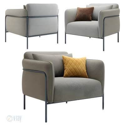 现代单人沙发-1A134